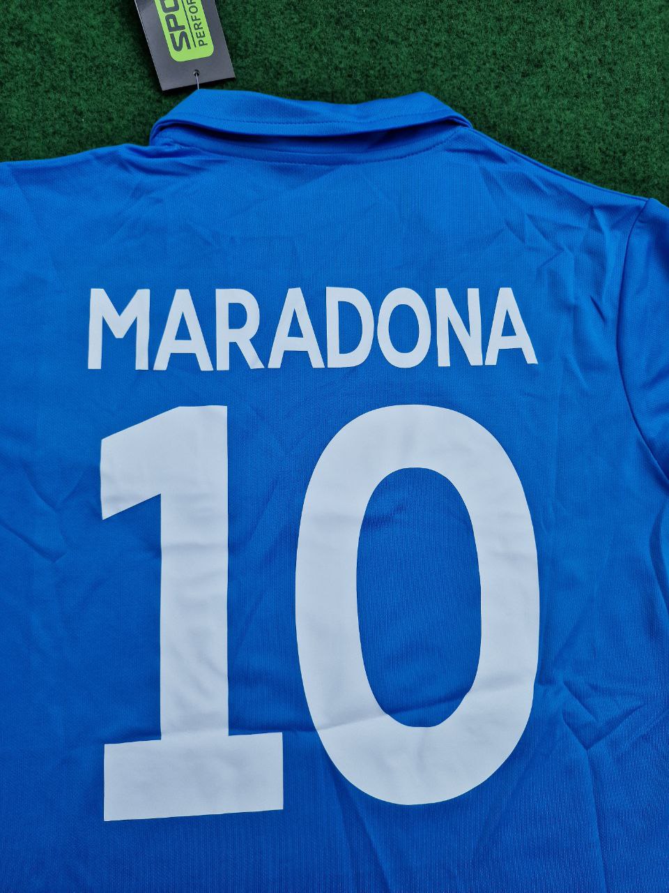Napoli 1988/89 Long Sleeve Retro Vintage Football Jersey – Diego Armando Maradona – Detailed View