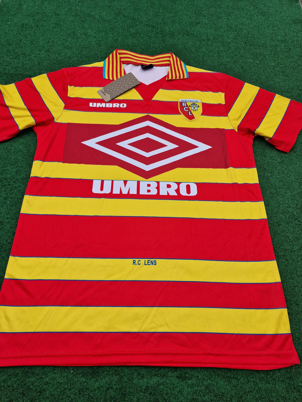 RC Lens 1998 Retro Football Jersey – Detailed View