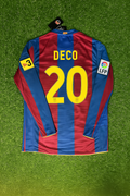 2007 Deco Barcelona Retro Football Jersey – Back View