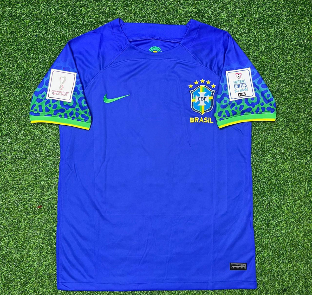 2022 Brazil World Cup Vinícius Júnior 7 Football Jersey – Front View