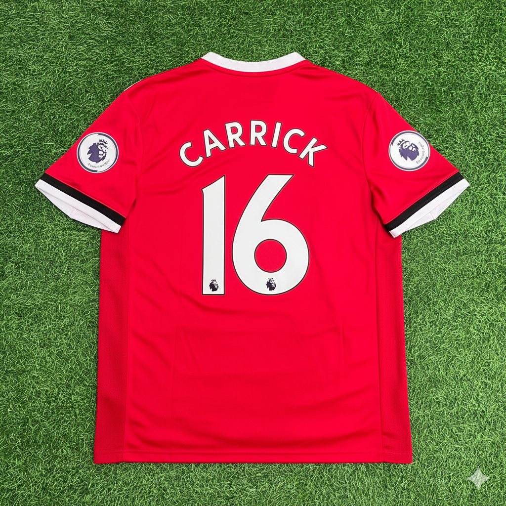 2017/18 Michael Carrick Manchester United Football Jersey – Back View