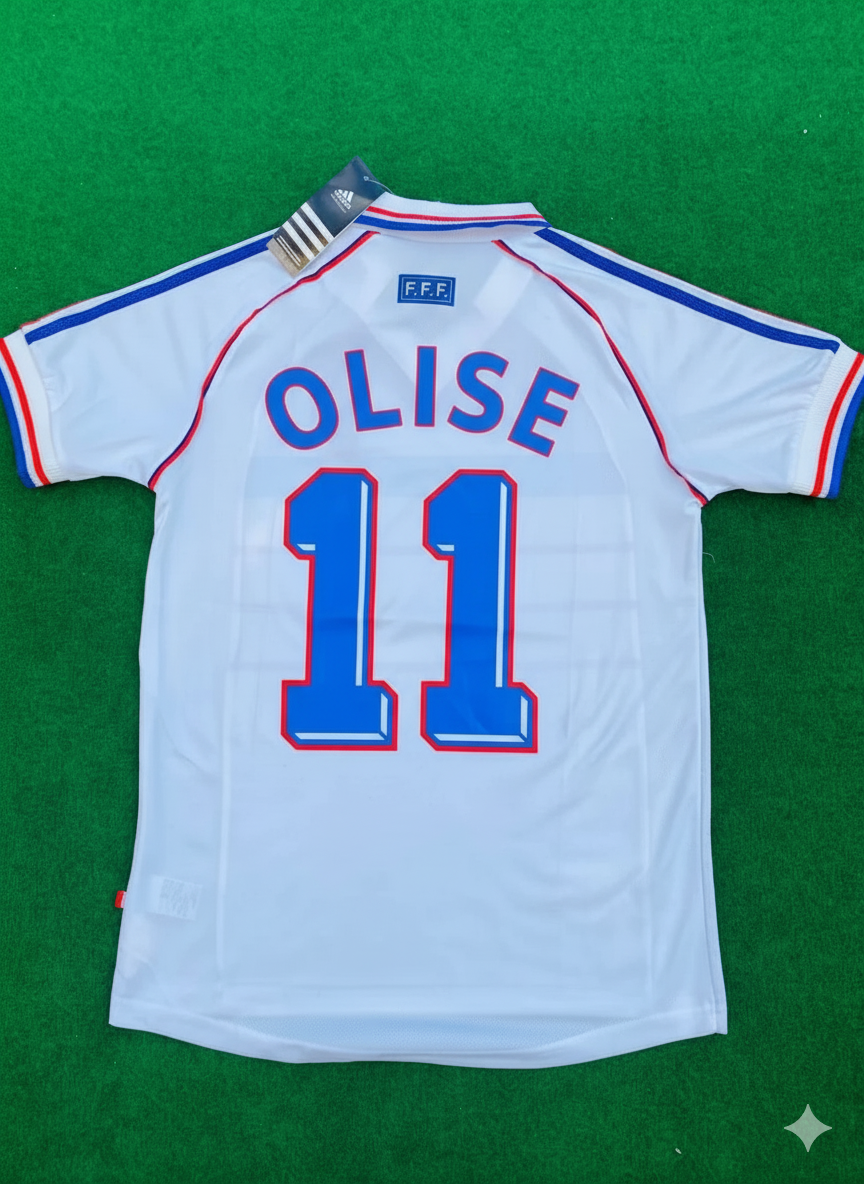 Michael Olise Retro Jersey – Back View