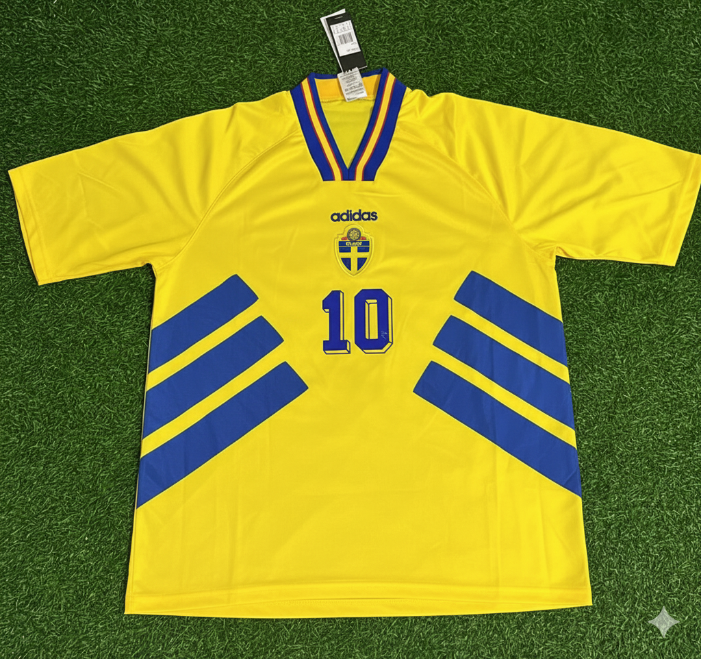 Emil Forsberg Sweden Retro Football Jersey Collection – Front View