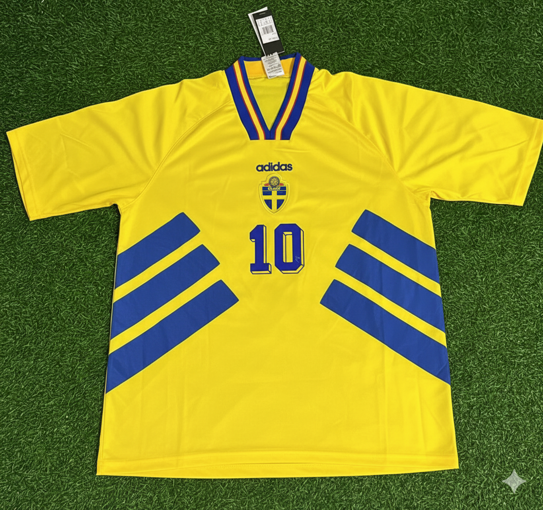 Emil Forsberg Sweden Retro Football Jersey Collection – Front View