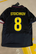 Hristo Stoichkov Barcelona Retro Season Retro Football Jersey – Back View