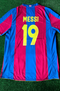 Lionel Messi Barcelona 2007 2008 Retro Jersey – Back View