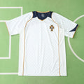 2004 Portugal Season Away White Retro Football Jersey – Back View