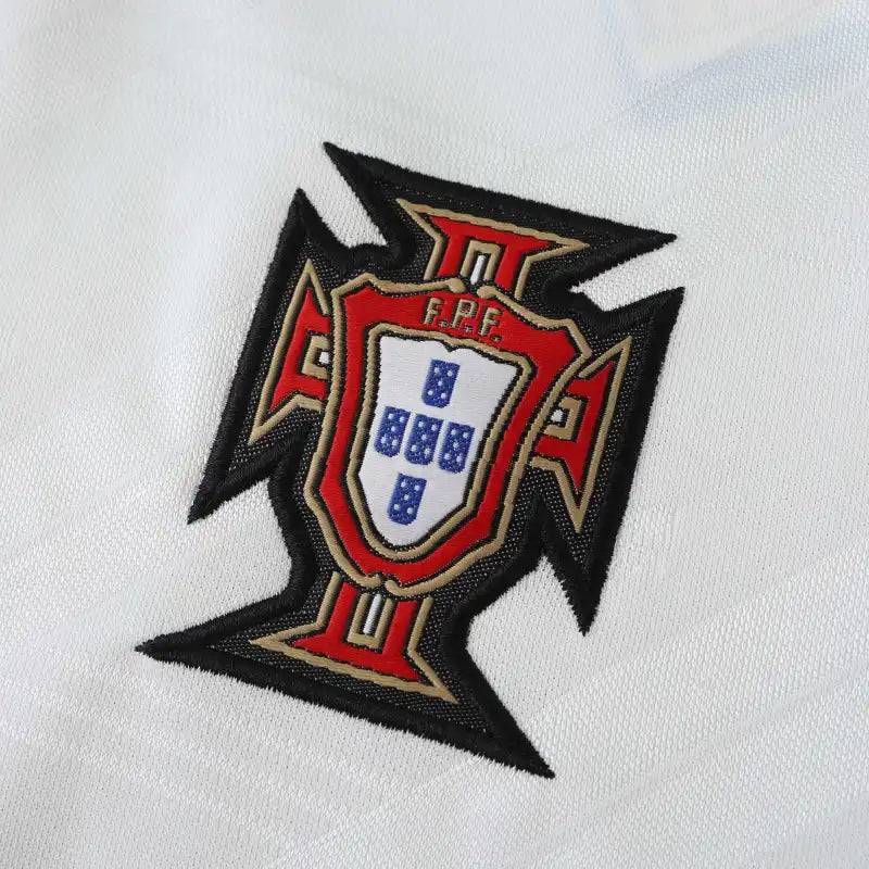 1992 Portugal Season Away White Retro Football Jersey – 6
