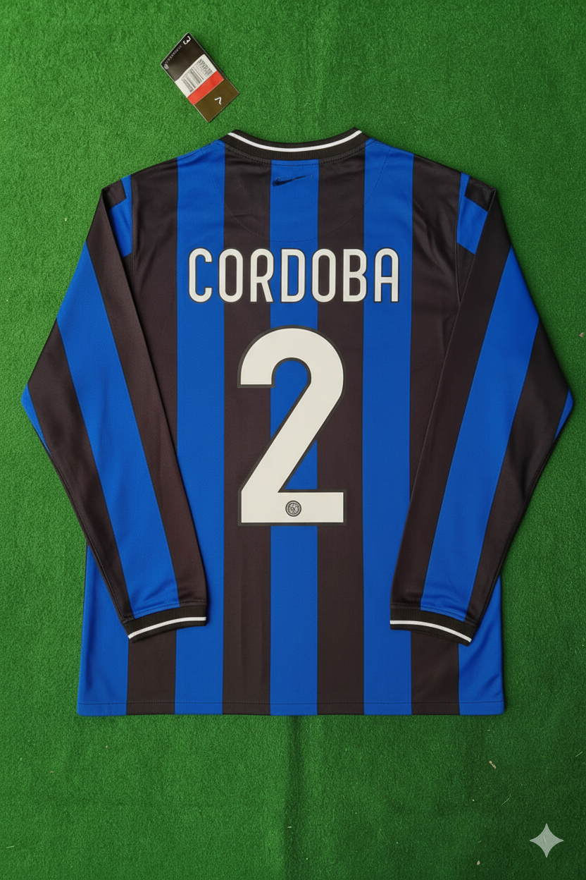 2010 Ivan Cordoba - Inter Champions League Final Football Jersey – Back View