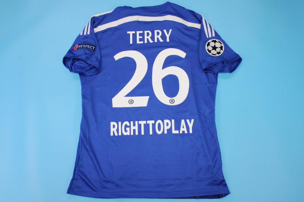 John Terry Chelsea 2014 2015 Retro Sleeve Jersey – Back View