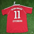 Stefan Effenberg Munich Red Retro Football Jersey – Back View