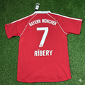 Franck Ribery Bayern Munich 2006/07 Red Retro Football Jersey – Back View