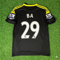 Demba Ba Chelsea 2012 2013 Black Blue Retro Kit Jersey Soccer Shirtı – Back View