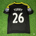 2012 John Terry Chelsea 2013 Black Blue Retro Football Jersey Soccer Shirtı – Back View
