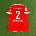 2026 Dayot Upamecano #2 Bayern Munich Bundesliga Champions Football Jersey – Back View