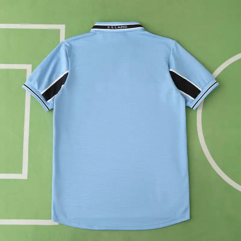 S.S Lazio 98/99 Season Home Blue Retro Football Jersey – Detailed View