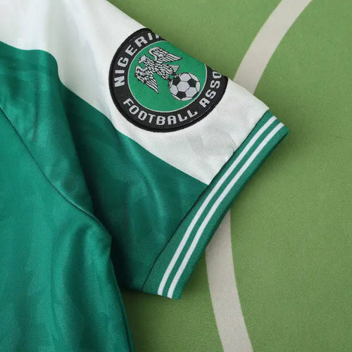 1996 Nigeria Home Retro Football Jersey – Front View