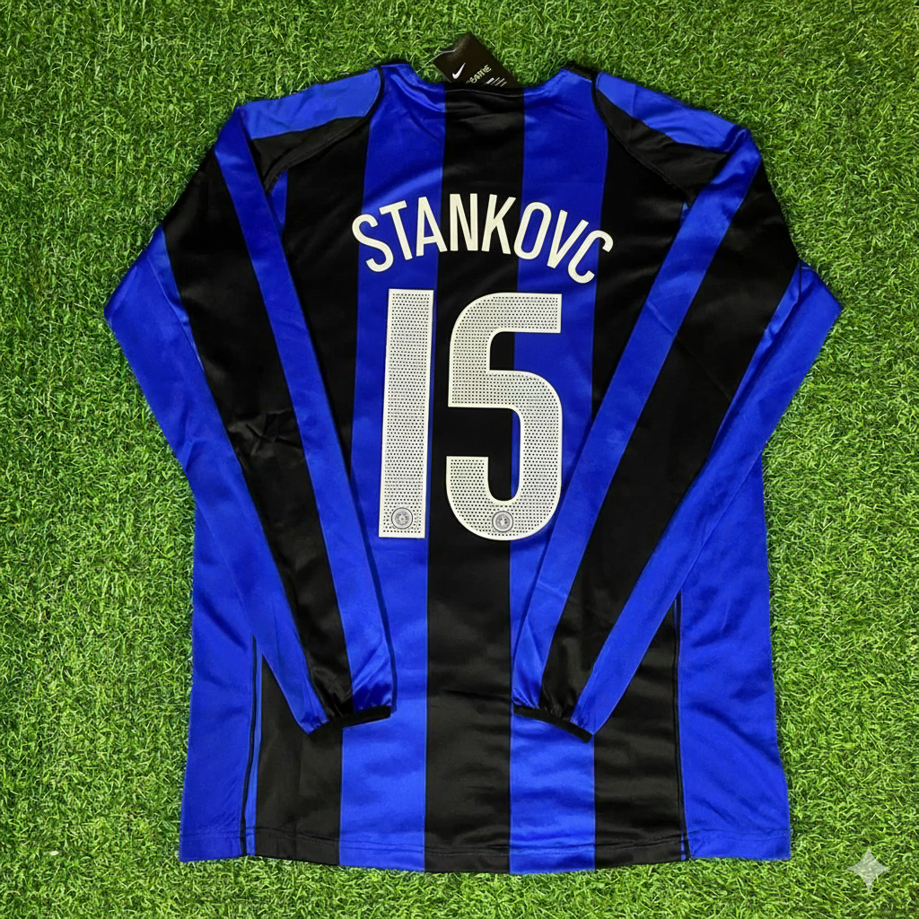 2004/05 Dejan Stankovic Inter Milan Retro Football Jersey – Back View