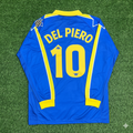 Alessandro Del Piero Juventus 1997–1998 Long Sleeve Retro Football Jersey – Back View