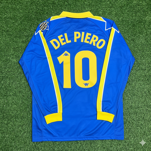 Alessandro Del Piero Juventus 1997–1998 Long Sleeve Retro Football Jersey – Back View