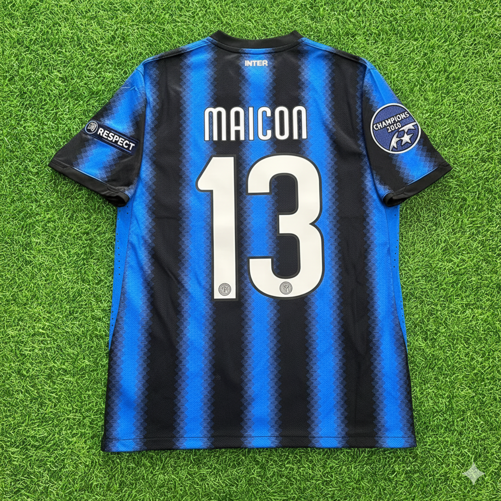 2010 Maicon - Inter 2011 Football Jersey Soccer – Back View