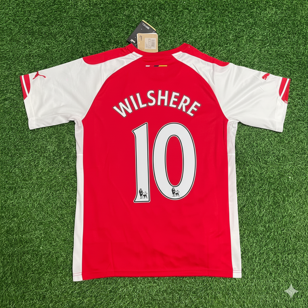 2014/15 Jack Wilshere Arsenal Home Football Jersey Collection – Back View