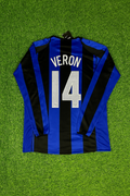 2004/05 Juan Sebastian Veron Inter Milan Retro Football Jersey – Back View