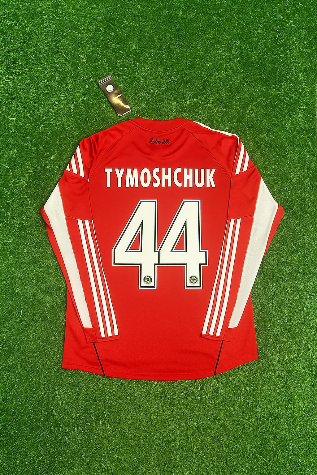Anatoliy Tymoshchuk FC Bayern Munich 2010/11 Red Retro Jersey – Back View
