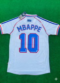 1998 France World Cup Kylian Mbappe Retro Football Jersey – Back View