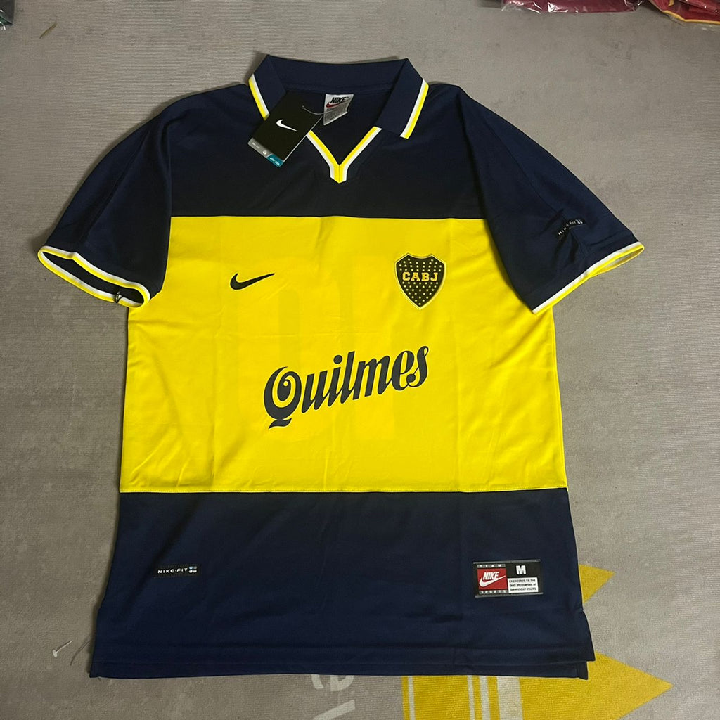 Juan Roman Riquelme Boca Juniors 1998/99 Retro Football Jersey – 7