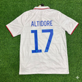 Jozy Altidore USA 2014 World Cup White Football Jersey – Back View