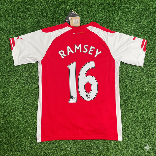 Aaron Ramsey Arsenal 2014/2015 Home Football Jersey – Back View