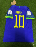 Brazil Retro Football Jersey – Kaka Leite – Back View