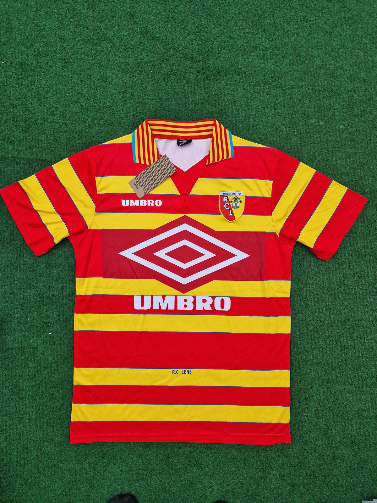 RC Lens 1998 Retro Football Jersey – Front View