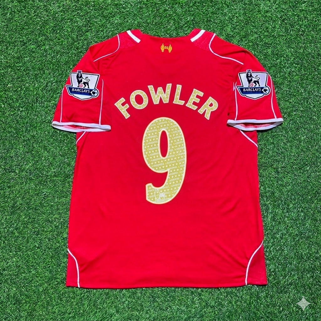 Liverpool Special Retro Jersey – Robbie Fowler #9 – Back View