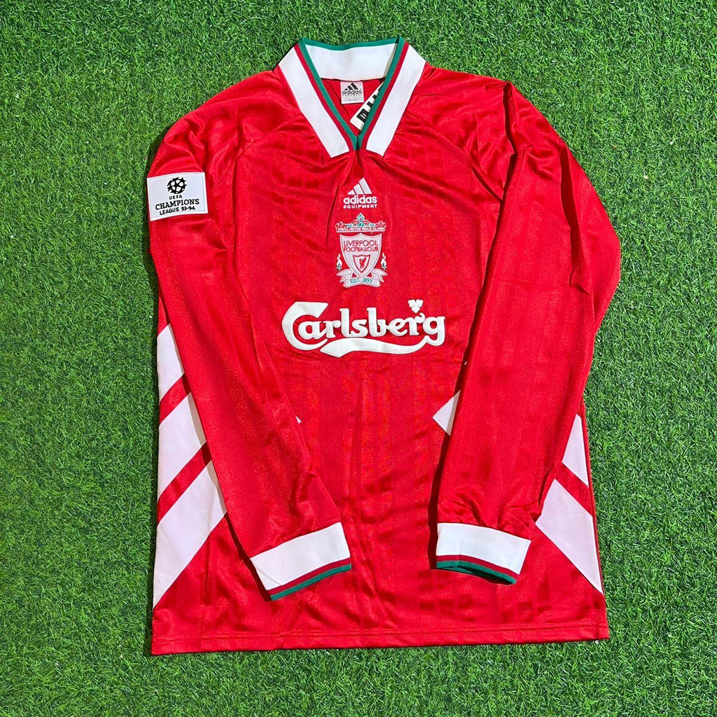 Liverpool Long Sleeve Retro Kit Jersey – Robbie Fowler – Front View