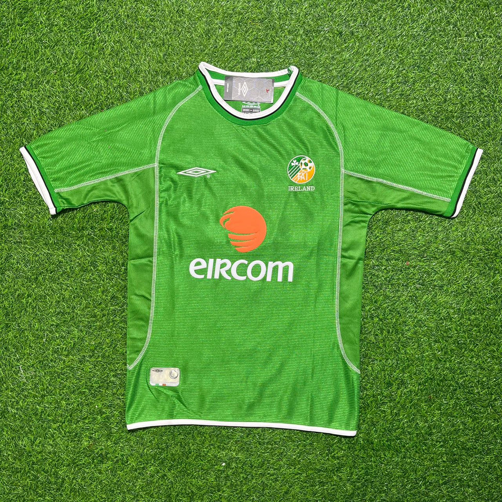 Ireland Retro Green Football Jersey – Evan Ferguson – Front View