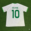 Ireland Vintage Special Edition White Football Jersey – Robbie Keane 10- – Back View