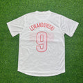 Robert Lewandowski Poland 2012 Retro Football Jersey – Back View