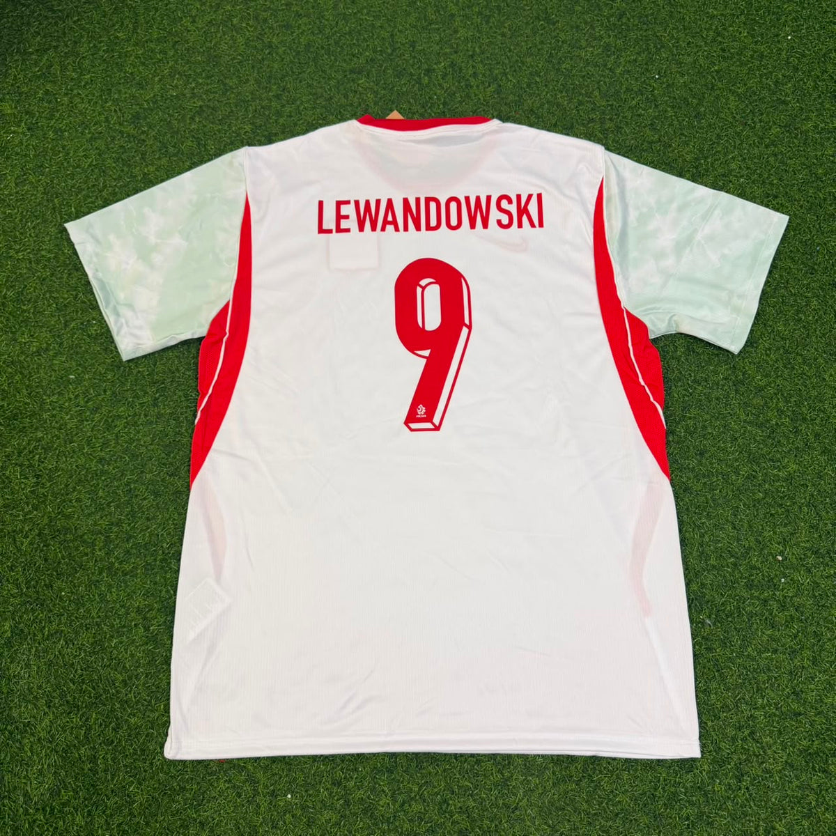 Robert Lewandowski Poland 2026 New Season White Football Jersey – Back View