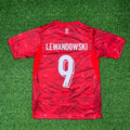 2026 Robert Lewandowski Poland Red Football Jersey – Back View