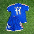 France EURO 2000 2002 Retro Kids Jersey – Robert Pirès 11- – Back View