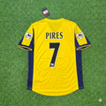 2000 Robert Pires - Arsenal Retro Football Jersey – Back View