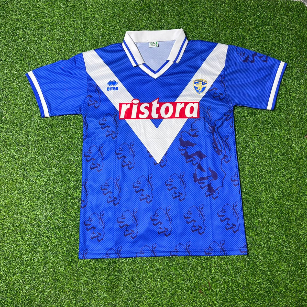 1997/98 Roberto Baggio Brescia Retro Home Football Jersey – Front View