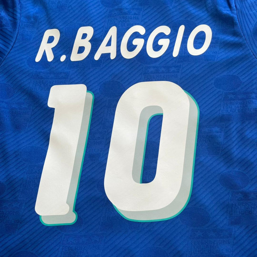 Roberto Baggio Italy 1994 World Cup Retro Kids Football Jersey – 6