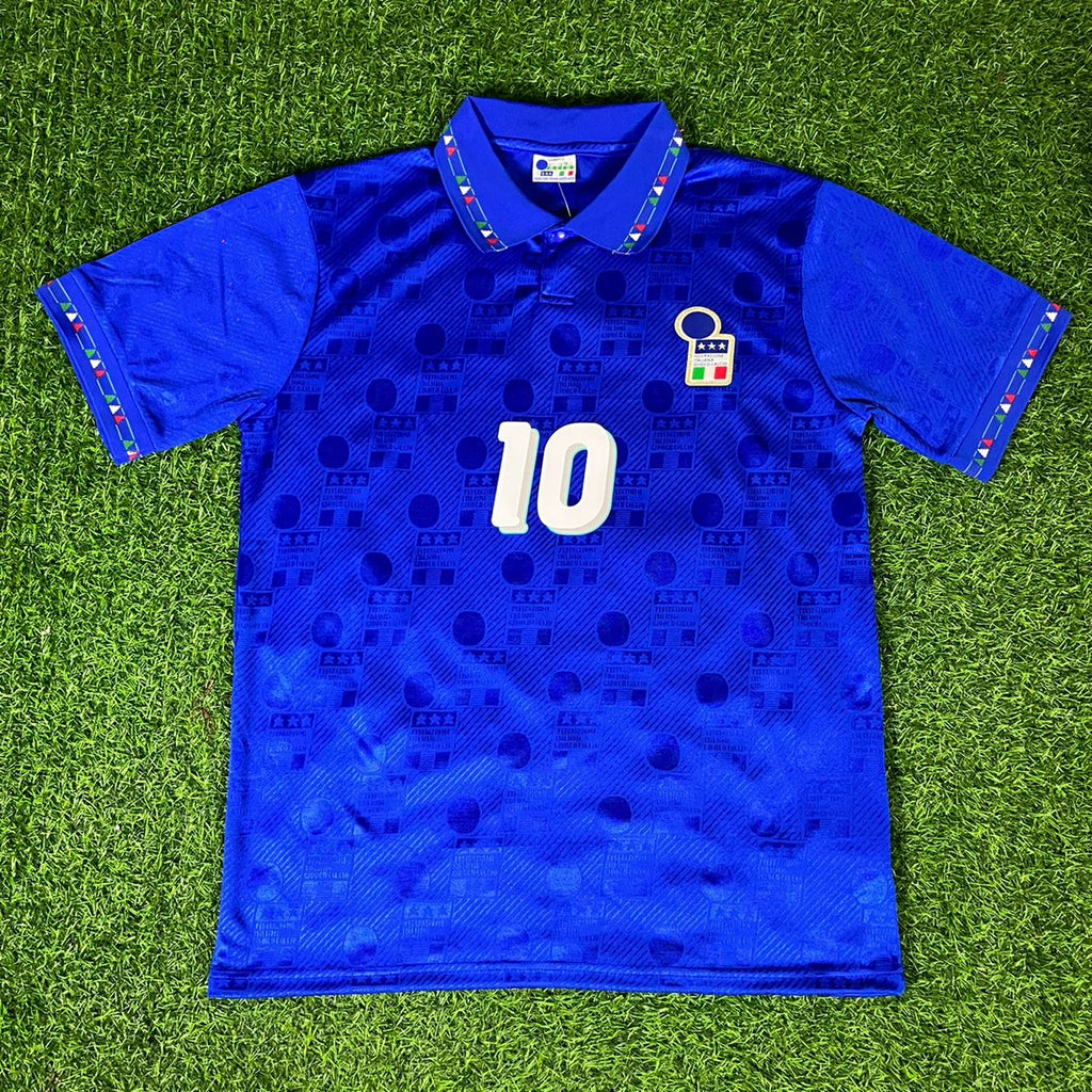 1994 World Cup Roberto Baggio Italy Retro Jersey – Front View