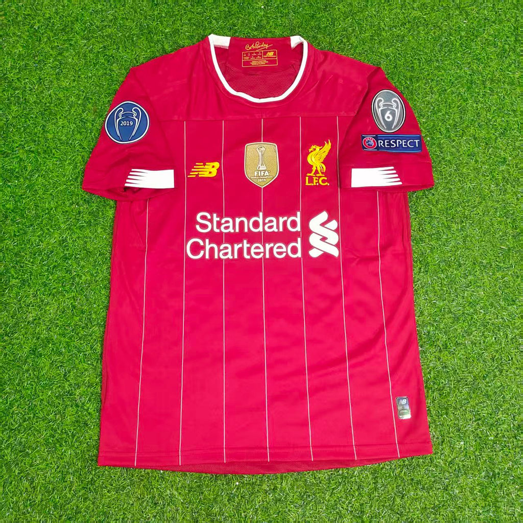 2019 Sadio Mane Liverpool 20 Retro Football Jersey – Front View