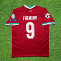 Liverpool 2020-2021 Home Retro Football Jersey – Roberto Firmino 9# – Back View
