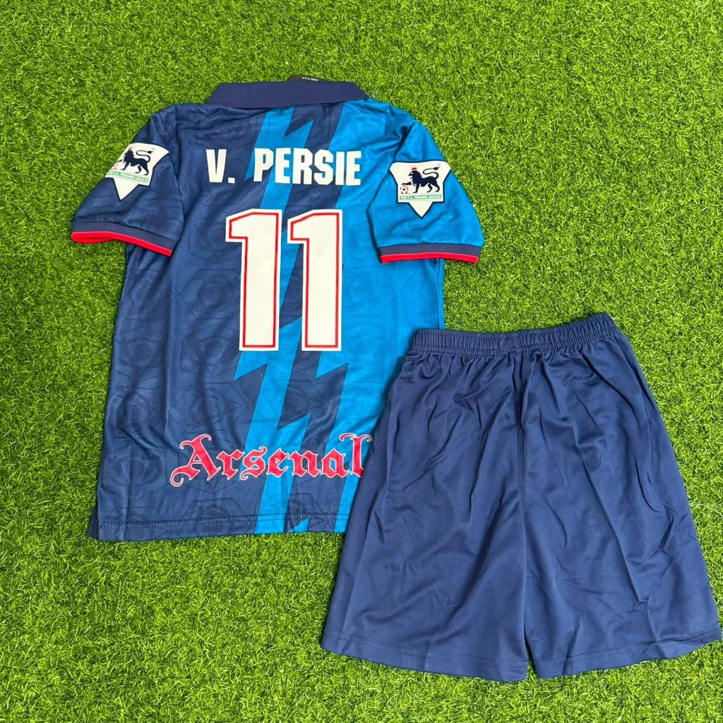 Robin van Persie 11 – Arsenal Retro Kids Kit Jersey – Back View