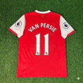 Arsenal 2006/2008 Season Retro Jersey – Robin van Persie #11 – Back View